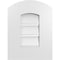 Ekena Millwork Arch Top Surface Mount PVC Gable Vent: Non-Functional, w/ 3-1/2"W x 1"P Standard Frame, 12"W x 14"H GVPAR12X1401SN - alternate 1